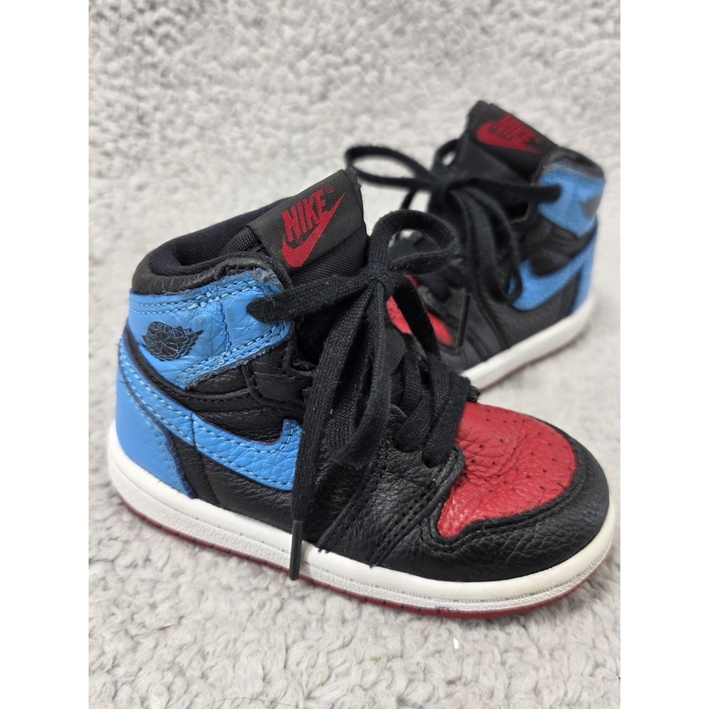 Nike‎ Air Jordan 1 Retro High OG TD UNC To Chicago CU0450-046 Toddler 6C